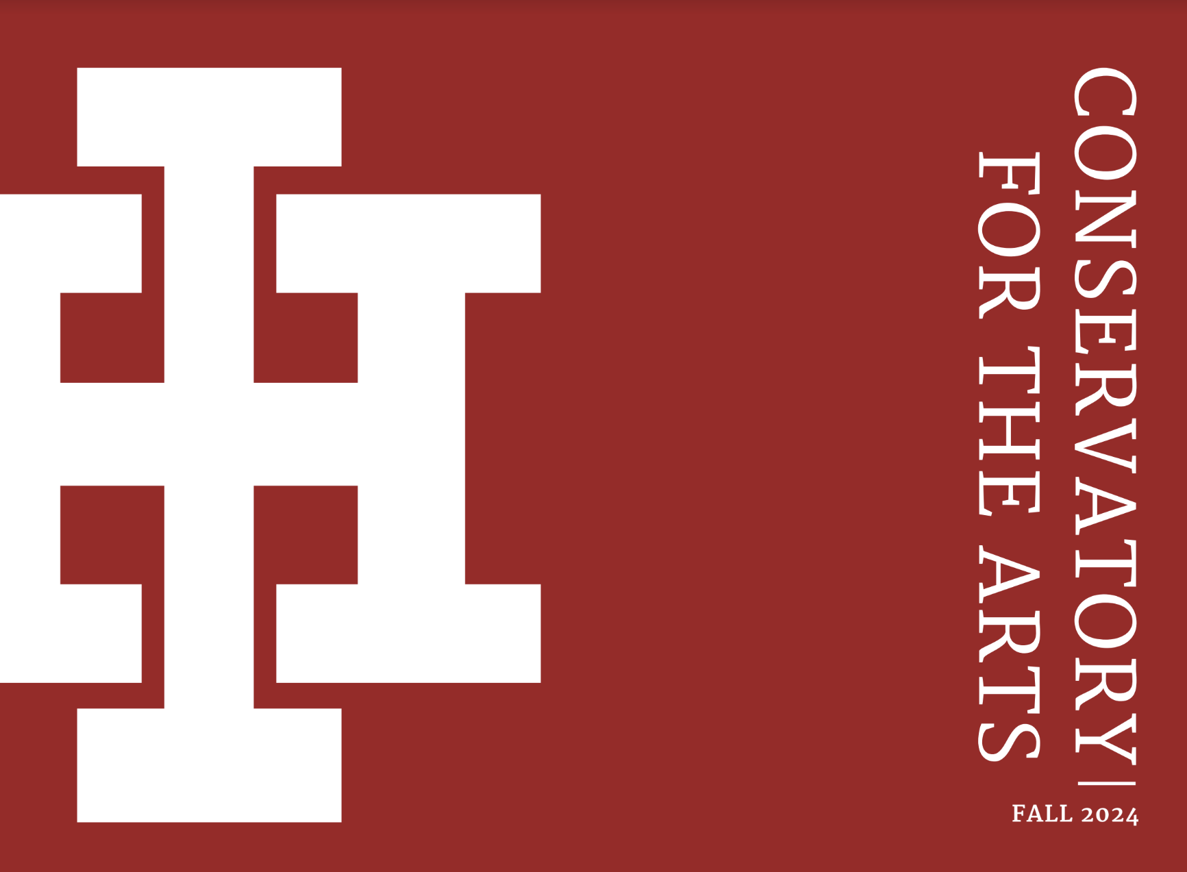 Fall 2024 - Conservatory for the Arts Publication Cover